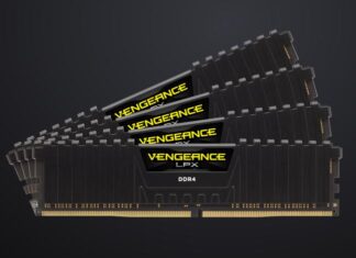 2014 : CORSAIR VENGEANCE LPX 16 Go en 2800 MHz corsair vengeance lpx ddr4
