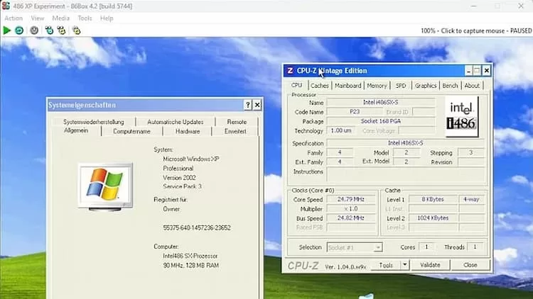 windows XP windows XPsur 486SX