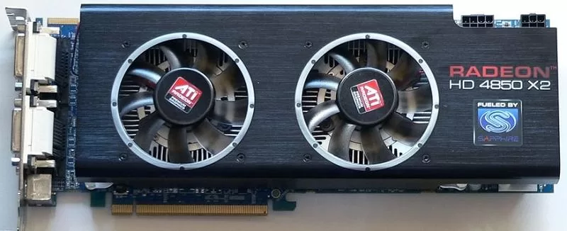sapphire ATI Radeon HD 4850 X2