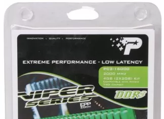 Patriot Viper DDR3 2000MHz 2x2Go, un kit mémoire écologique ! Patriot Viper DDR3