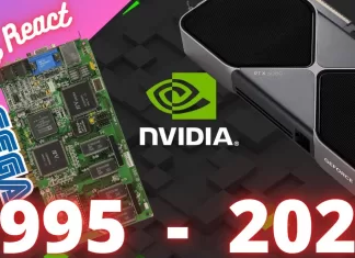 30 Ans de cartes Graphique graphiques Nvidia