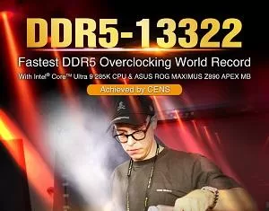 Les G.SKILL Trident Z5 établissent un nouveau record du monde G.SKILL Trident Z5