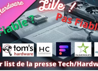 Tier list de la presse Tech/Hardware