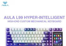 AULA L99 : le clavier doté d’un écran LCD de 3,98 pouces est là AULA L99
