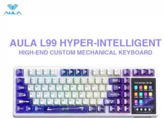 AULA L99 : le clavier doté d’un écran LCD de 3,98 pouces est là AULA L99