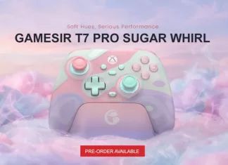 GameSir T7Pro Sugar Whirl : lancement de cette nouvelle manette GameSir T7Pro Sugar Whirl