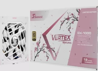 Seasonic GX1000 ATX3.1 Sakura : le retour Seasonic GX1000 ATX3.1 Sakura