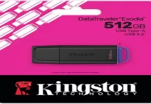 Kingston Exodia G2 512Go : petite mais de grande capacité ! Kingston Exodia G2 512Go