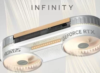 AORUS RTX5080 INFINITY WOOD16G : une nouveauté AORUS RTX5080 INFINITY WOOD16G