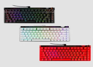 ASUSROG Falchion Ace 75HE : un clavier haut en couleur ASUSROG Falchion Ace 75HE