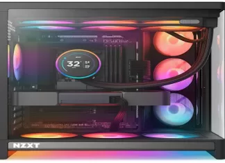 NZXT H6 : le boîtier à double chambre en verre incurvé NZXT H6
