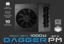 FSP DAGGER PM 1000W : une alimentation 80 plus Titanium FSP DAGGER PM 1000W