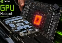 NVIDIA Blackwell RTX50 : surveillance du point chaud (hotspot) NVIDIA Blackwell RTX50