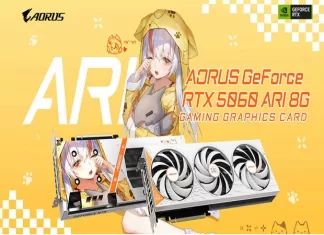 GIGABYTE présente sa petite AORUS RTX5060 ARI 8G GIGABYTE AORUS RTX5060 ARI8G