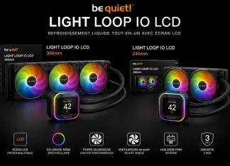 bequiet! Light Loop IOLCD : nouveau watercooling AIO bequiet! Light Loop IOLCD